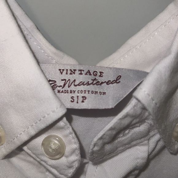BRAND NEW🔥🔥 COTTON ON VINTAGE RE-MASTERED MENS BUTTON UP SHORT SLEEVE SHIRT!!! - Picture 2 of 5